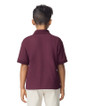 8800B DryBlend Youth Polo Back (Maroon)