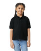 8800B DryBlend Youth Polo Front (Black)