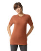 TR401 Tri-Blend Unisex Track T-Shirt Close Up (Tri-Rust)