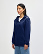 Adult Full Zip Hooded Sweatshirt 18600 (Navy)