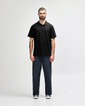 64800 Adult Pique Polo Full Length (Black)