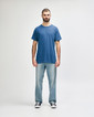 Gildan Adult Short Sleeve Crewneck T-Shirt 5000 (Indigo Blue)