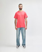 Gildan Adult Short Sleeve Crewneck T-Shirt 5000 (Heather Red)