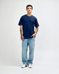 Sueded Unisex T-Shirt Full (Sueded Navy)