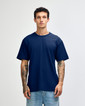 Sueded Unisex T-Shirt Front (Sueded Navy)