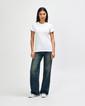 Ladies T-Shirt 5000L Full (White)