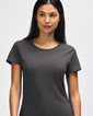 Ladies T-Shirt 5000L Close Up (Charcoal)