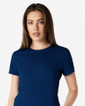 64000L Women's T-Shirt Close Up (Navy)