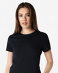 64000L Women's T-Shirt Close Up (Black)
