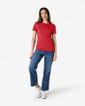 64000L Women's T-Shirt Full Length (Red)