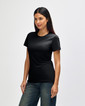 64000L Women's T-Shirt Side (Black)