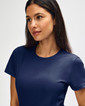 64000L Women's T-Shirt Close Up (Navy)