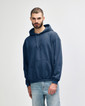 18500 Heavy Blend Fleece Adult Hoodie (Heather Dark Navy)