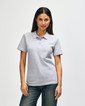 64800L Women's Pique Polo Front (Sport Grey)