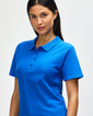 64800L Women's Pique Polo Close Up (Royal)