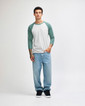 2003CVC Unisex Raglan T-Shirt (Heather Arctic)
