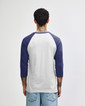 2003CVC Unisex Raglan T-Shirt (Heather Indigo)