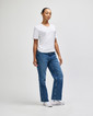 American Apparel 2006CVC Unisex Short Sleeve V-Neck T-Shirt (White)