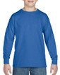 5400B Heavy Cotton Youth Long Sleeve T-Shirt Front (Royal)
