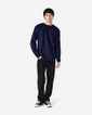 5400 Heavy Cotton Adult Long Sleeve T-Shirt Full Length (Navy)