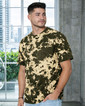 1385 Colortone Bleach Out Dyed Adult T-Shirt Front (Green)