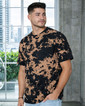 1385 Colortone Bleach Out Dyed Adult T-Shirt Front (Black)