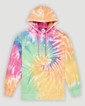 8777 Colortone Spider Wash Pullover Adult Hoodie Flat (Eternity)