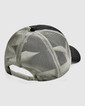 American Apparel® Washed Trucker Cap Back (Black/Grey)