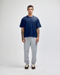 Heavyweight Cotton Unisex Boxy T-Shirt (Navy)
