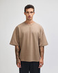 French Terry Unisex Oversized Boxy Top (Savana)