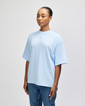 French Terry Unisex Oversized Boxy Top (Powder Blue)