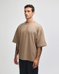 French Terry Unisex Oversized Boxy Top (Savana)