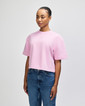 French Terry Women's Boxy Top (Powder Pink)