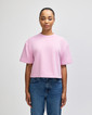 French Terry Women's Boxy Top (Powder Pink)