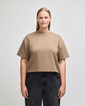 French Terry Women's Boxy Top (Savana)