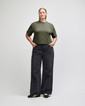French Terry Women's Boxy Top (Lieutenant)