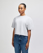 French Terry Women's Boxy Top (Heather Grey)