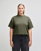 French Terry Women's Boxy Top (Lieutenant)