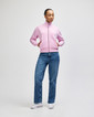 French Terry  Women’s Full Zip Jacket (Powder Pink)