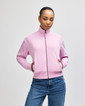 French Terry  Women’s Full Zip Jacket (Powder Pink)