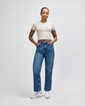 BR210 Women's Crop Fitted T-Shirt (Bone)