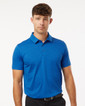 4HM00 Men’s Polyester Heather Melange Polo (Royal Melange)