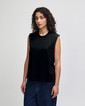 Unisex Garment Dyed Muscle T-shirt (True Black)