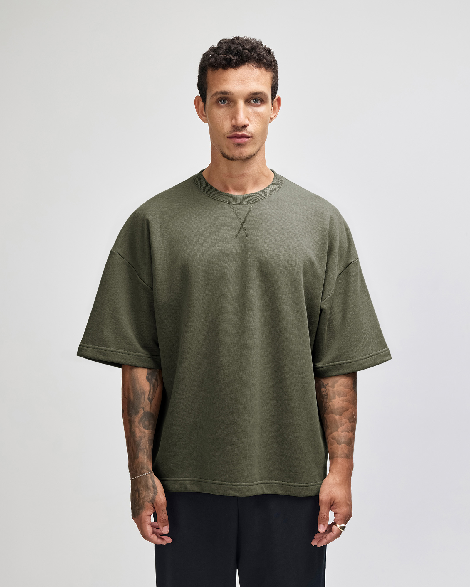American Apparel French Terry Unisex Oversized Boxy Top FTEX00