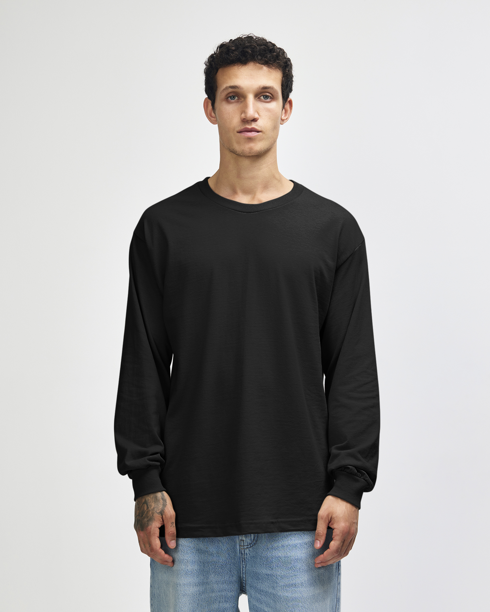American Apparel Heavyweight Cotton Unisex Long Sleeve T-Shirt 1304