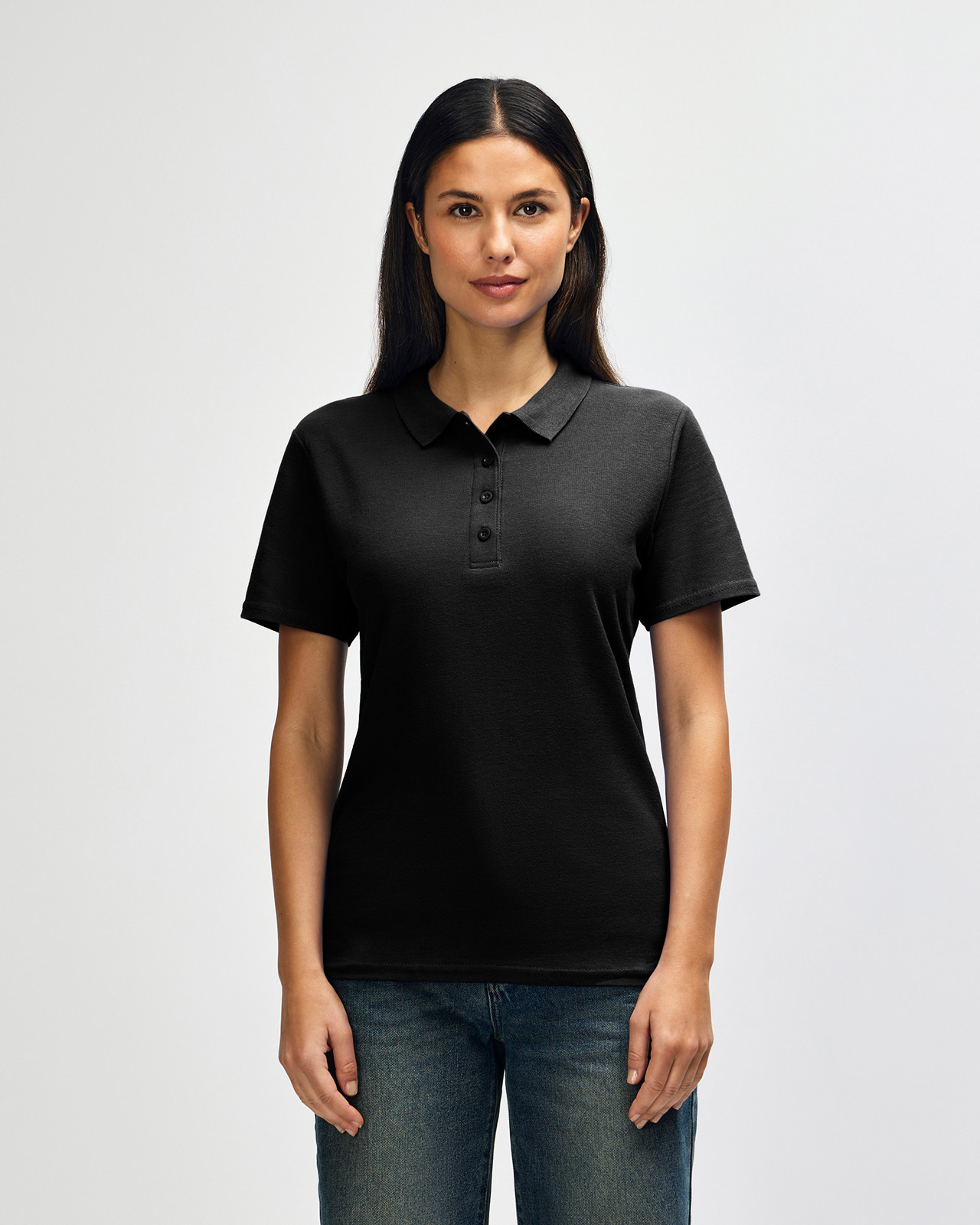Gildan Softstyle Ladies' Double Pique Polo 64800L