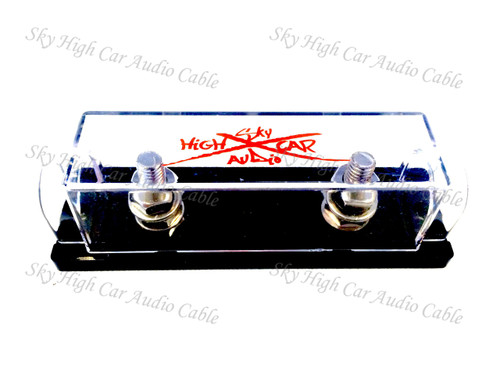 Sky High Car Audio 1/0 Gauge ANL Fuse Holder (Ring Terminals)