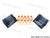 Sky High Car Audio 8 Gauge Copper Ring Terminals (1/4" hole) w/ Heat Shrink Tubing - 10 Pack