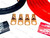 OFC 4 ga Battery Cable Relocation Kit Red/ Black
