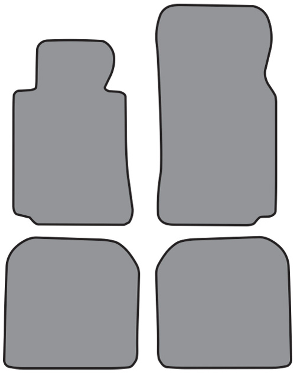 1997 2001 Bmw 740i Floor Mat 4pc Cutpile A5323 A5323r Hydro E